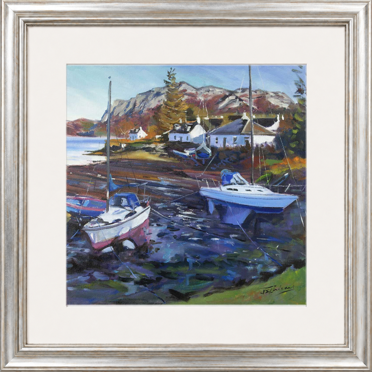 Tide Out, Plockton by James Somerville Lindsay