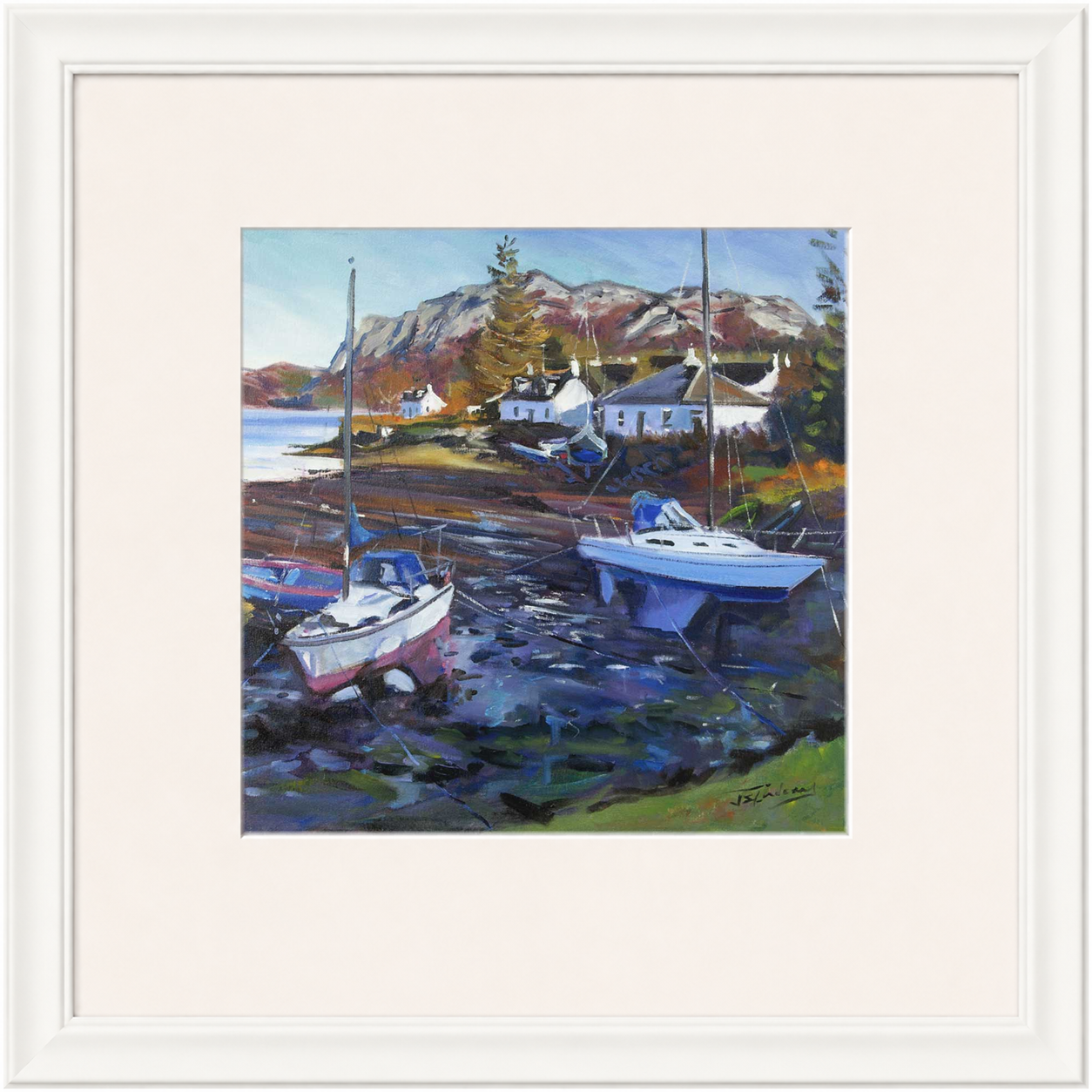 Tide Out, Plockton by James Somerville Lindsay