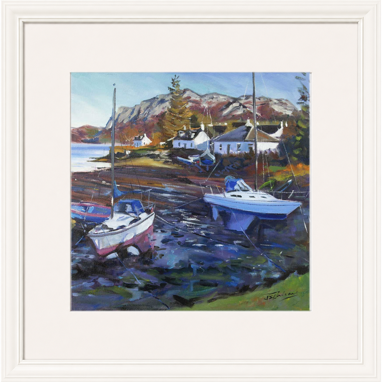 Tide Out, Plockton by James Somerville Lindsay