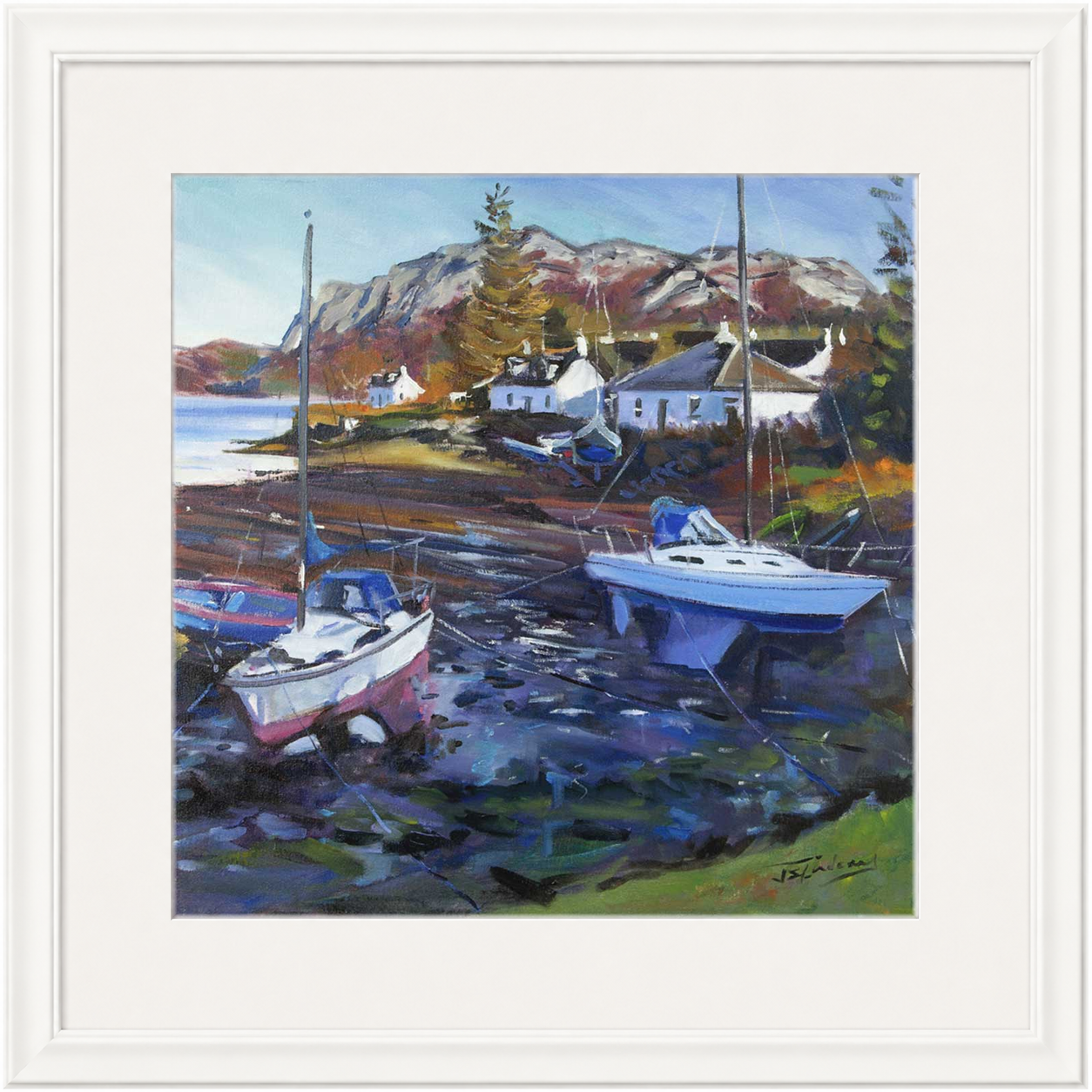 Tide Out, Plockton by James Somerville Lindsay