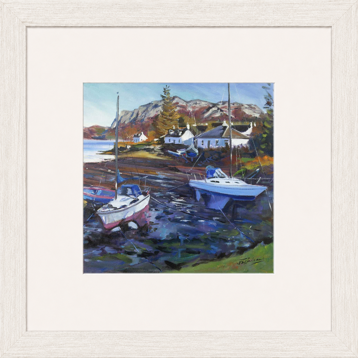 Tide Out, Plockton by James Somerville Lindsay