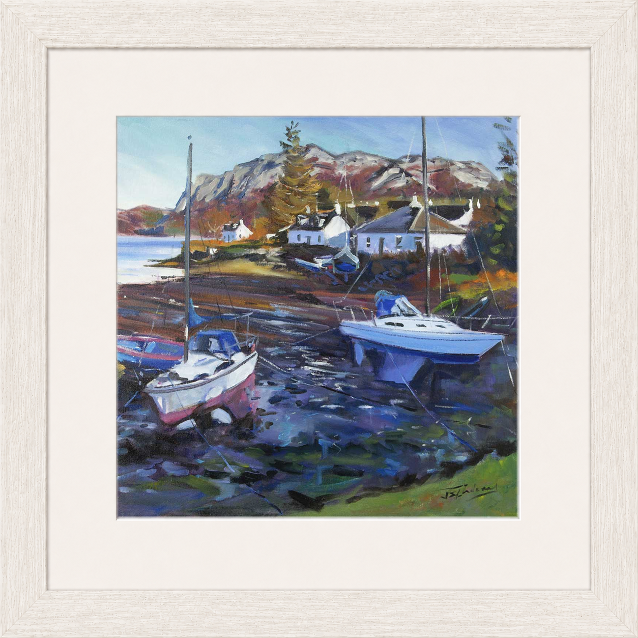Tide Out, Plockton by James Somerville Lindsay