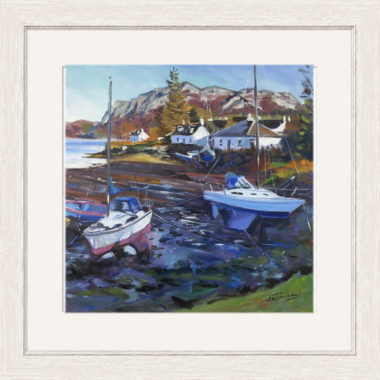 Tide Out, Plockton by James Somerville Lindsay