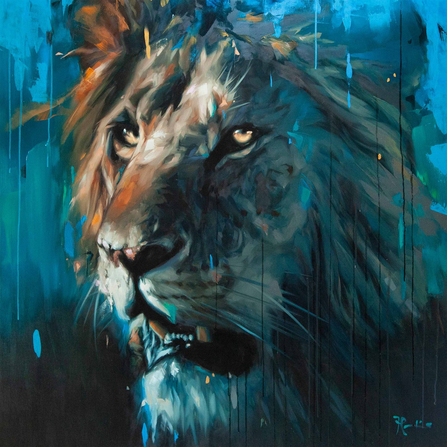 Lion by Frank Pretorious