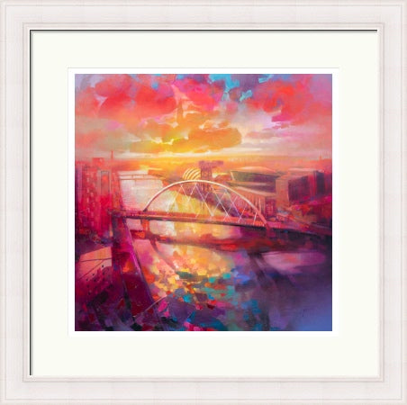 Clyde Arc Bridge by Scott Naismith framed signed limited edition Scottish landmark wall art print - alternate product image 7