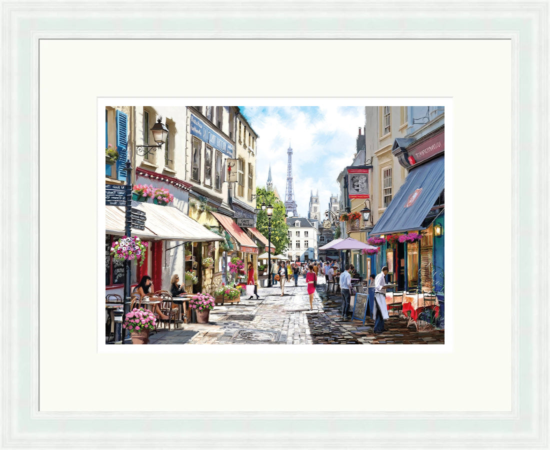 Paris Cafe Street by Richard Macneil