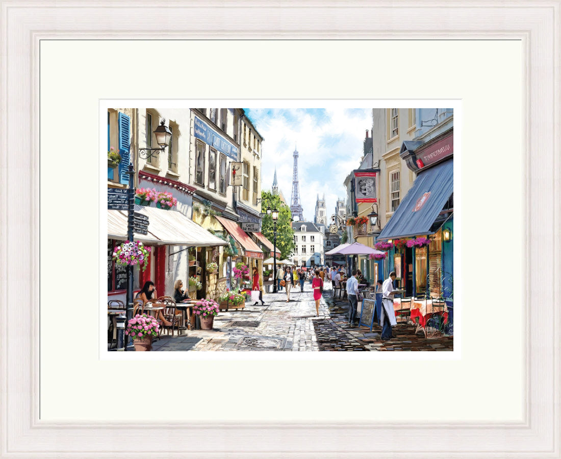 Paris Cafe Street by Richard Macneil