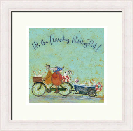 It's The Travelling Paddling Pool by Sam Toft framed sam toft wall art print - alternate product image 6