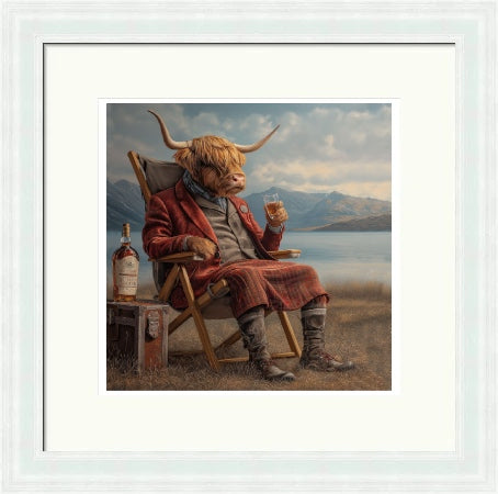 A Dram by the Loch by by the Highland Cow Collective