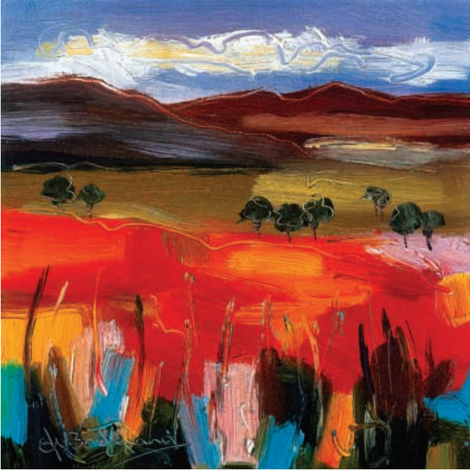 Windy Day, Glen Falloch by Judith Bridgland