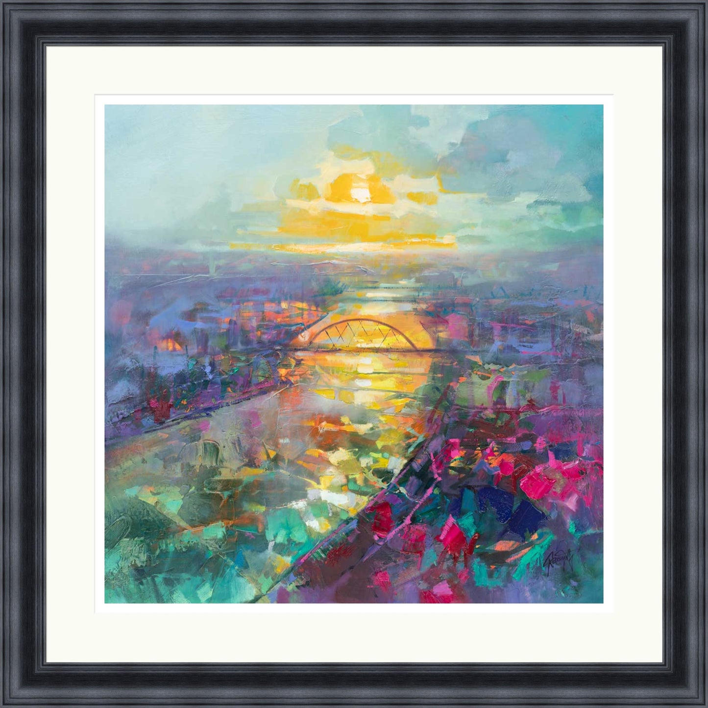 The Clyde by Scott Naismith framed signed limited edition Scottish landscape wall art print - alternate product image 3