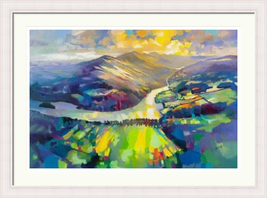 Pentland Hills Signed Limited Edition Art Print by Scott Naismith