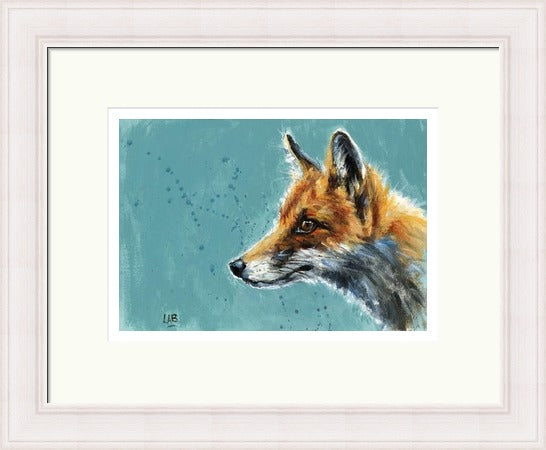 Curiosity Fox Print by Louise Brown