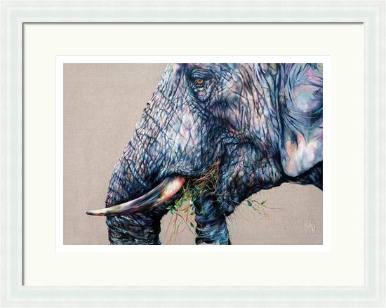 Hekima Kubwa Elephant Art Print (Limited Edition) by Georgina McMaster