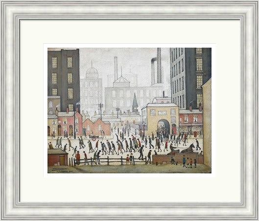 Coming From The Mill, 1930 by L S Lowry