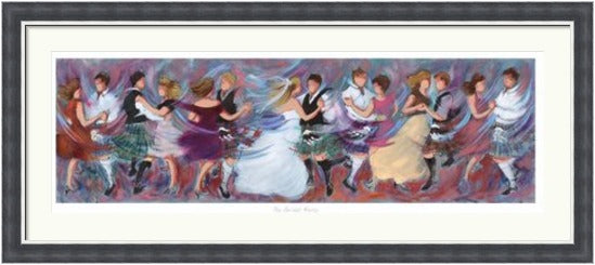 The Bridal Party Ceilidh Dancers by Janet McCrorie