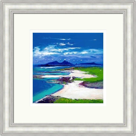 Summerlight, Sanna Bay, Ardnamurchan by John Lowrie Morrison (JOLOMO) Framed Art