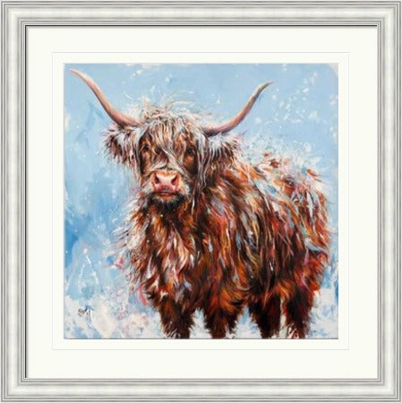 The Beast from the West Highland Cow Art Print (Limited Edition) by Georgina McMaster