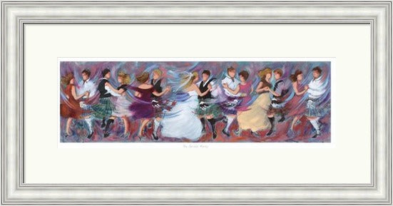 The Bridal Party Ceilidh Dancers by Janet McCrorie