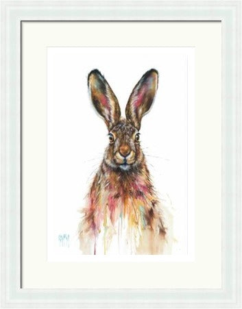 I'm All Ears Hare Art Print (Limited Edition) by Georgina McMaster