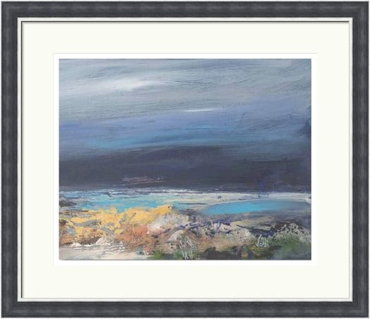 So Near, So Far, Loch Awe by Arie Vardi framed wall art print showing a reflective landscape view inspired by Loch Awe