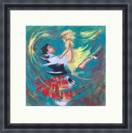 Daddys Girl Ceilidh Dancers by Janet McCrorie