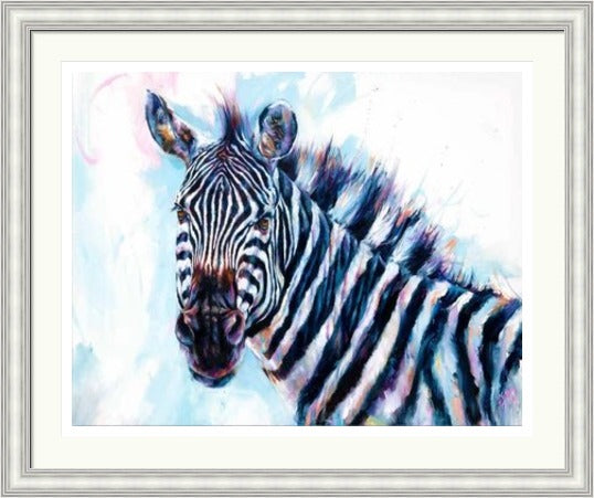 Punda Milia Zebra Art Print (Limited Edition) by Georgina McMaster