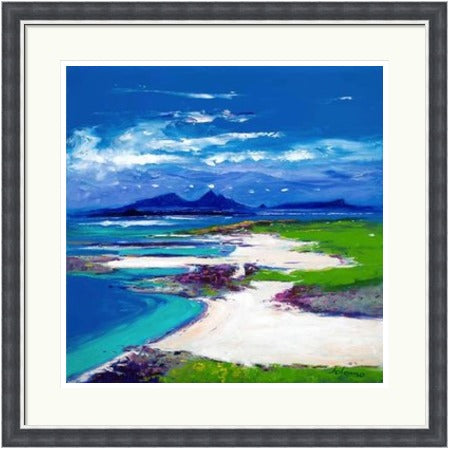 Summerlight, Sanna Bay, Ardnamurchan by John Lowrie Morrison (JOLOMO) Framed Art