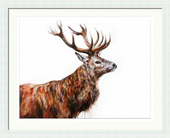 The Wild Rover Stag Art Print (Limited Edition) by Georgina McMaster