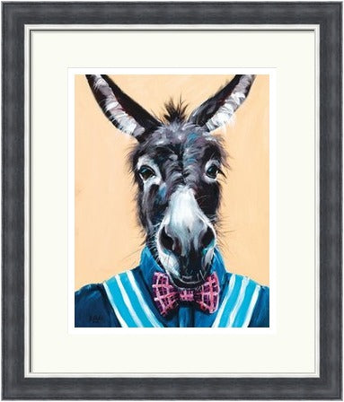 Darius Donkey Print by Louise Brown