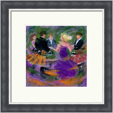 Circlin Roon Ceilidh Dancers by Janet McCrorie (Signed Limited Edition)