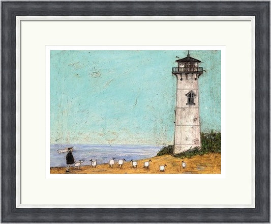 Seven Sisters And A Lighthouse by Sam Toft