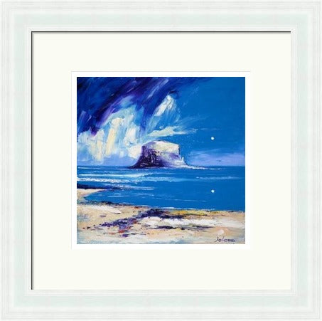 Light Rain on the Bass Rock by John Lowrie Morrison (JOLOMO)