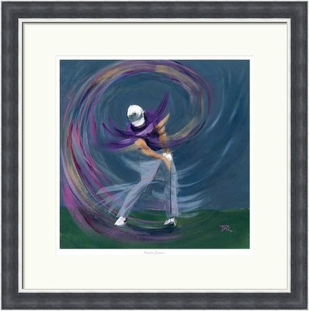 Purple Dreams Golf by Janet McCrorie