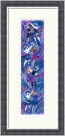 In a Spin Ceilidh Dancers by Janet McCrorie