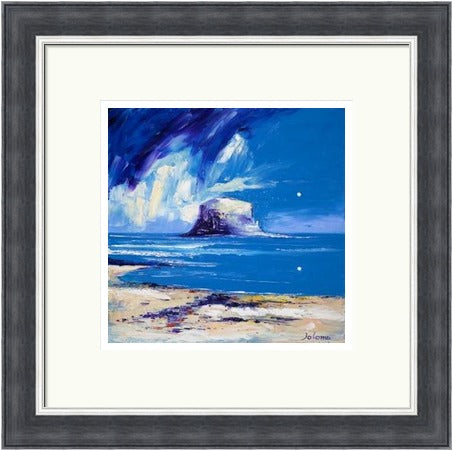 Light Rain on the Bass Rock by John Lowrie Morrison (JOLOMO)