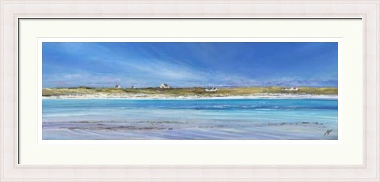 Little White Houses Gott Bay, Tiree by Allison Young