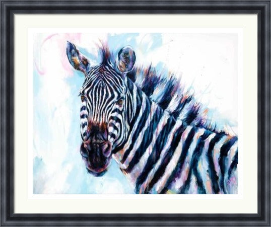 Punda Milia Zebra Art Print (Limited Edition) by Georgina McMaster