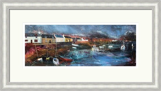 Sheltered Moorings Signed Limited Edition by Fiona Matheson