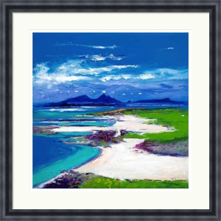 Summerlight, Sanna Bay, Ardnamurchan by John Lowrie Morrison (JOLOMO) Framed Art