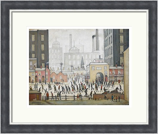 Coming From The Mill, 1930 by L S Lowry