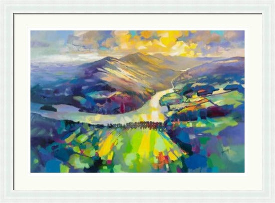 Pentland Hills Signed Limited Edition Art Print by Scott Naismith