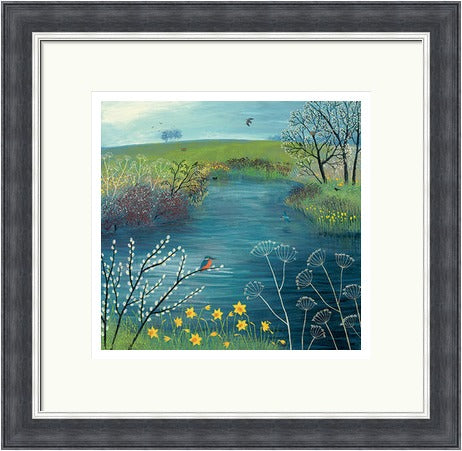 Spring at Kingfisher Pool by Jo Grundy