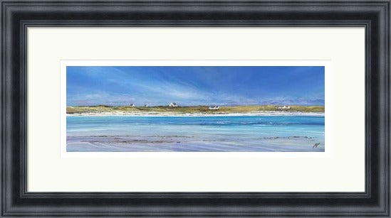 Little White Houses Gott Bay, Tiree by Allison Young