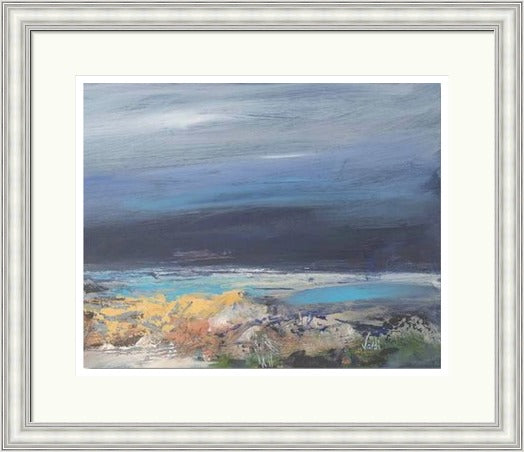 So Near, So Far, Loch Awe by Arie Vardi framed wall art print showing a reflective landscape view inspired by Loch Awe