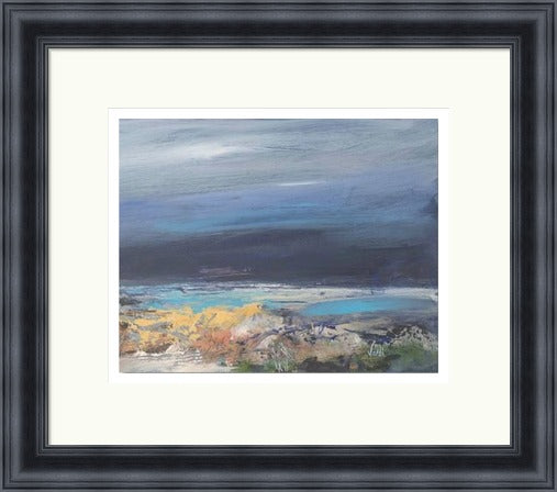 So Near, So Far, Loch Awe by Arie Vardi framed wall art print showing a reflective landscape view inspired by Loch Awe