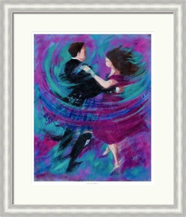 Into The Waltz Ceilidh Dancers by Janet McCrorie