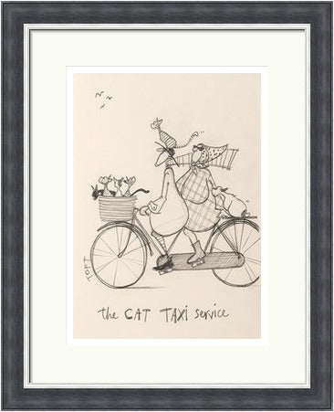 Cat Taxi Service Sketch by Sam Toft