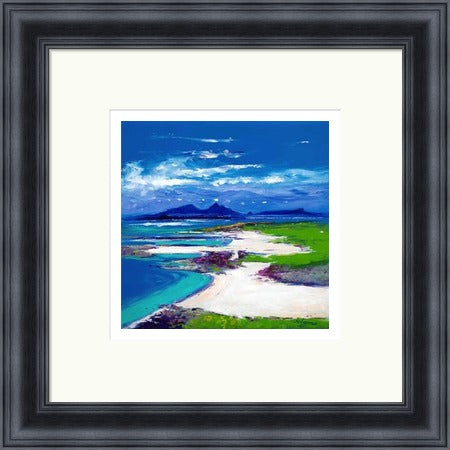 Summerlight, Sanna Bay, Ardnamurchan by John Lowrie Morrison (JOLOMO) Framed Art