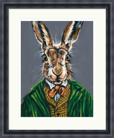 Hartley Hare Print by Louise Brown